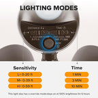 LUTEC 2 Pack 74W 8000 Lumen Motion Sensor Outdoor Lights, 5000K Daylight - Image 4