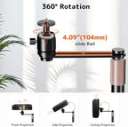 PUTORSEN Universal Projector Stand – Height Adjustable & 360° Rotatable Mount - Image 4