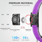 AirTag Dog Collar, IP68 Waterproof Air Tag Dog Collar Holder, Reflective - Image 3