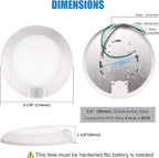 Closet Lights Motion Sensored Indoor Ceiling Mount LED-10W 3000K Closet Stair - Image 6