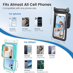 Niveaya 2 Pack IPX8 Waterproof Phone Pouch, Large Space Cell Phone Pouch - Image 5