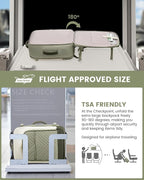LOVEVOOK Large Travel Backpack for Women, TSA Carry on Backpack for Airplanes - Image 4