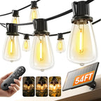 KYY 54FT Solar String Lights Outdoor Waterproof by KYY