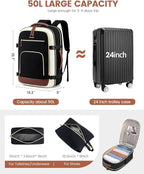 LOVEVOOK Carry On Travel Backpack - Image 3