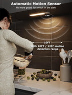 8" Ultra-Thin Under Cabinet Lighting Wireless, Aluminum Alloy Under Counter - Image 8