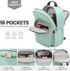 LOVEVOOK Laptop Backpack for Women 17.3 inch, Cute Womens Travel Backpack Purse - Image 2