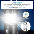 Etekcity Lantern Camping Essentials Lights, Led Flashlight - Image 2