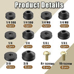 116 PCS Faucet Washer Assortment Kit Outdoor Faucet Repair Kit - Image 2