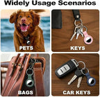 Linsaner Holder for AirTag 2nd Gen & 1st Gen, Silicone Case Keychain Key Ring - Image 5