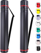 CALPALMY 2-Pack XX-Large Extendable Poster Tubes Expand from 30.5” to 50” by CalPalmy
