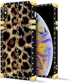 Compatible with iPhone Xs Max Case, Seamless Gold Chain Leopard Luxury Golden - Image 2