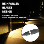 Indoor Outdoor Extension Cord Weatherproof, UL Certified, 16 Gauge 8FT Grey 3 - Image 4