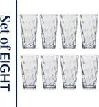 US Acrylic Optix Plastic Reusable Drinking Glasses 20oz Water Cups in Clear | - Image 8