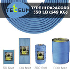 TECEUM 5/32" Paracord Rope 1000 – 1000ft / 200ft / 100ft / 50ft – Tactical - Image 9