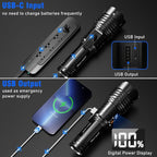Goreit Flashlights LED High Lumens Rechargeable, 000 Lumens XHM77.2 Super - Image 8
