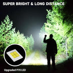 Rechargeable Flashlights High Lumens, Powerful Tactical Flashlights, 5 Modes - Image 2