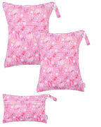 ALVABABY 3 pcs Cloth Diaper Wet Dry Bags Waterproof Reusable - Image 8