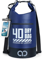 Lamicall Dry Bag Waterproof Backpack - 5L/10L/20L/30L/40L Large Water Proof Bag by Lamicall