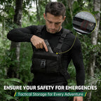 RAINSMORE Hydration Vest with 2L Water Bladder Lightweight Reflective Chest Pack - Image 2