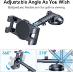 Tablet Holder for Car ipad Holder for Car【Windshield+Dash】Suction Cup ipad - Image 5