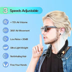 KIDEE Neck Fan, Portable Bladeless Neck Fans, Upgrade 360° Airflow, Super Quiet - Image 2