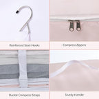 Surblue Hanging Shelves Travel Storage Bag Compression Packing Cube - Image 6