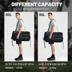 MIER Waterproof Duffel Bag Motorcycle Dry Bag Backpack Large Roll-Top Heavy - Image 7