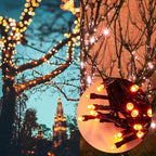 HOME LIGHTING 66FT 200 LED Halloween String Lights, Plug in Green Wire String - Image 3