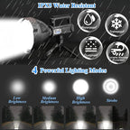 Rechargeable Spotlight, 000L High Lumens Led Spot Lights Outdoor Handheld Super - Image 3