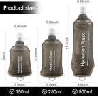 WILDREEDS 250ml Soft Flask, TPU Collapsible Soft Water Bottle - Image 4