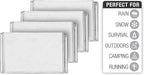 Swiss Safe 4 Pack Mylar Emergency Blankets - Image 2