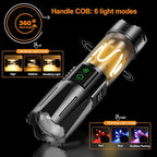 Super Bright Flashlight High Lumens 100000 Rechargeable, Powerful 50W LED - Image 4