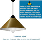 Motion Sensor Light Bulbs for Outdoor Indoor, 9W A19 Motion Detector Led Bulb - Image 9