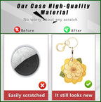 BORKUANA Leather Keychain Holder Case Compatible - Image 3