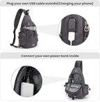 G4Free Canvas Sling Bag Crossbody Backpack - Image 2