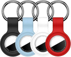 Linsaner Case for AirTag 2nd Gen & 1st Gen, Silicone Holder Keychain Key Ring by Linsaner