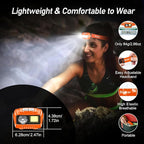 Blukar LED Headlamp, 2000L Super Bright Rechargeable Headlight Flashlight - Image 8