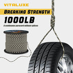 1000lb Paracord Rope, 4mm 12 Triple Strands Paracord, Heavy Duty Tactical - Image 2