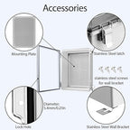 LeMotech Electrical Box, IP67 Waterproof Hinged Clear Cover Stainless Steel - Image 4