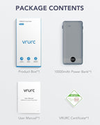 VRURC Portable Charger Built-in Cables and AC Wall Plug, USB C Power Bank - Image 8