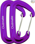 12kN 3.2"x2" Heavy-Duty Carabiner Clips by Outmate