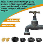 XBVV 158 Pcs Faucet Rubber Washers and Garden Hose Gasket Assortment Kit - Image 8