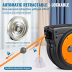 VEVOR Retractable Extension Cord Reel, 80 FT, Heavy Duty 12AWG/3C SJTOW - Image 5