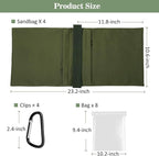 Aimosen 4 Packs Sandbags Military Green Weight Bags - Image 4