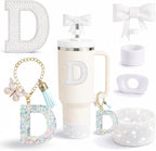 6PCS White Stanley Cup Accessories Set Fit by MOTEERLLU