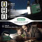 Hand Crank Emergency Radio, NOAA Weather Radio - Image 3