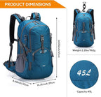 G4Free 45L Hiking Travel Backpack Waterproof - Image 2