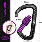 Rhino Produxs 12kN Heavy Duty Carabiner Clips, - Image 2