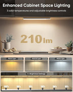 Under Cabinet Lighting Wireless, 2200mAh Rechargeable Motion Sensor Light Indoor - Image 5