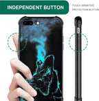 for iPhone 7 Plus/8 Plus Case, Soft Silicone Hard Acrylic Shock Protection - Image 7